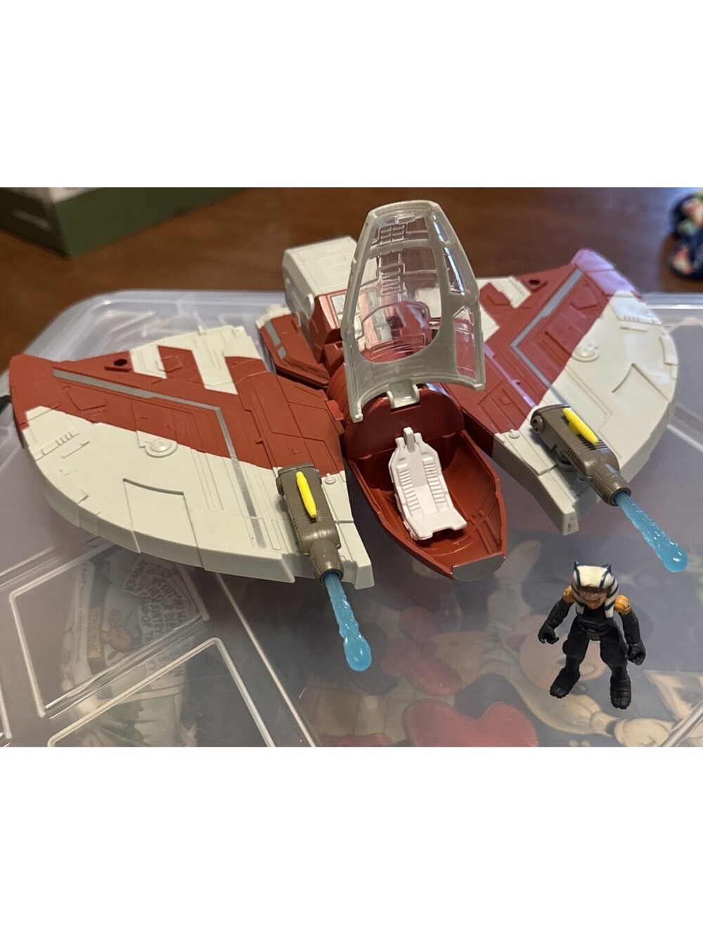 Star Wars Mission Fleet T-6 Jedi Shuttle Ahsoka Action Figure Set